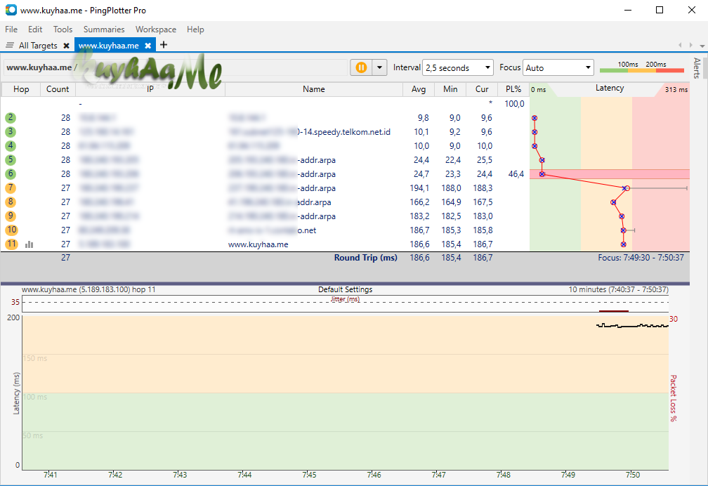 PingPlotter Pro 5.25.12.9074 Full Version
