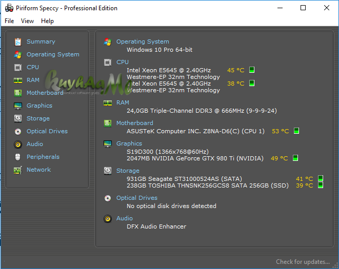 Piriform Speccy Pro Business Technician 1.33.075 Full