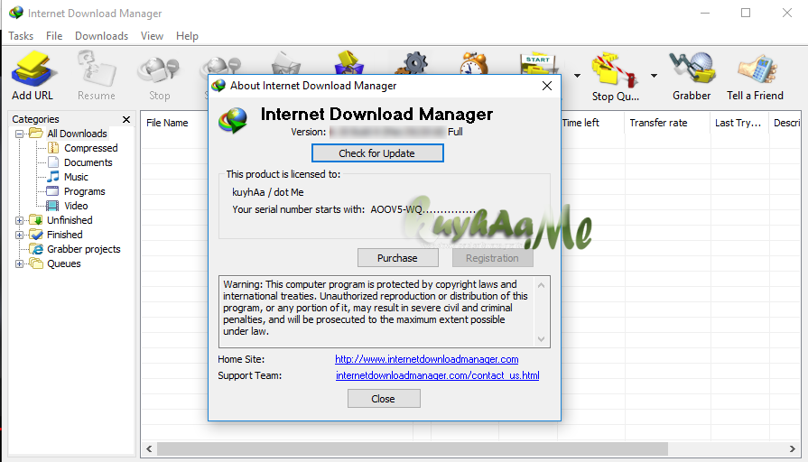 Portable IDM Internet Download Manager 6.43 build 08 Full
