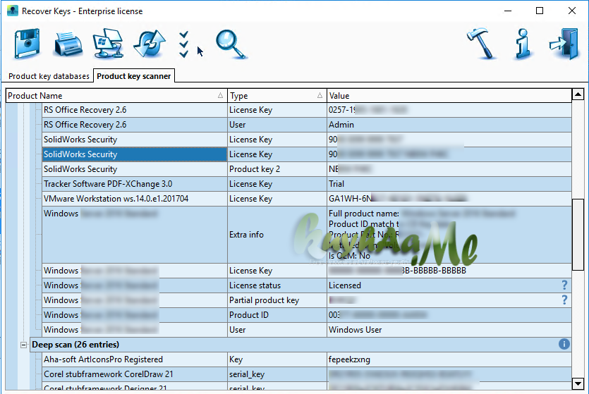 Recover Keys Enterprise 12.0.6.311 Full Version