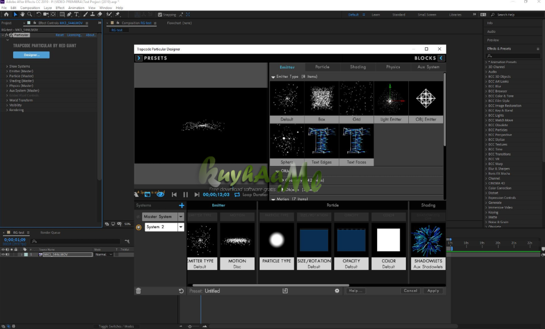 Red Giant Trapcode Suite Full v2025.0 Terbaru