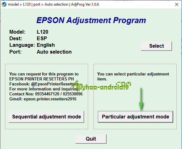 Resetter Epson L120 Full Version