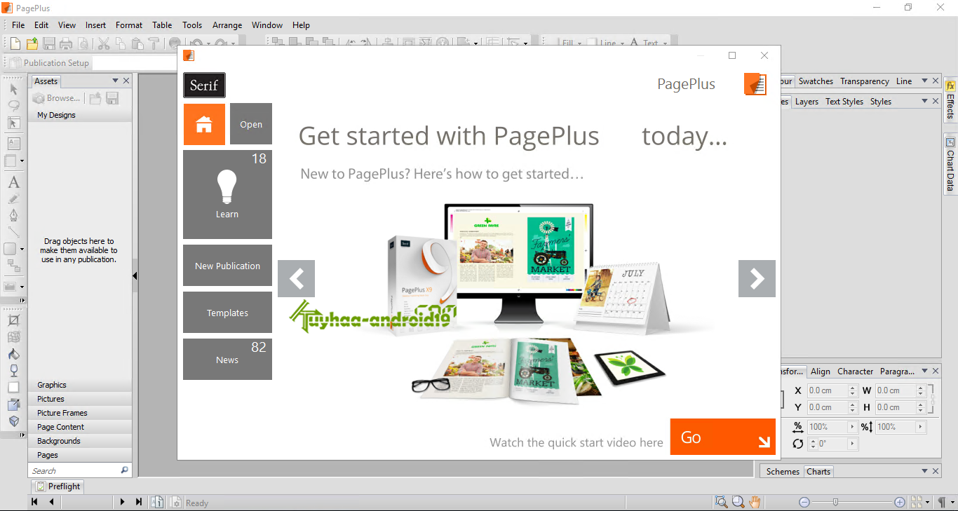 Serif PagePlus X9 19.0.2.21 Final Terbaru