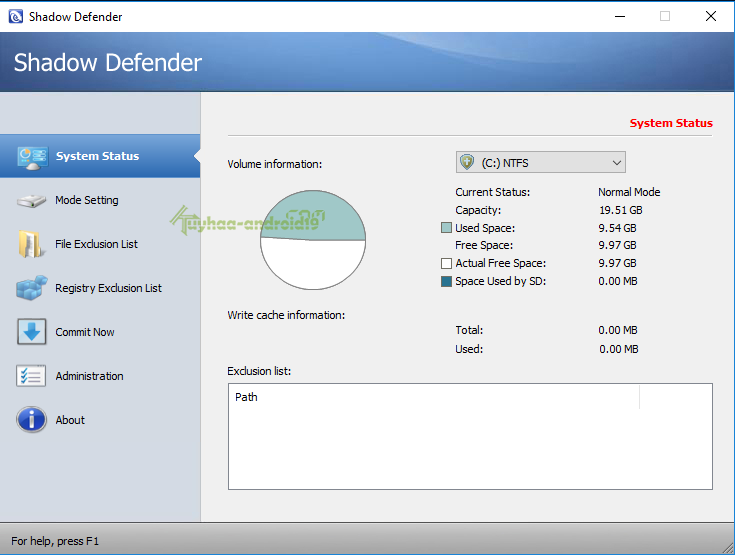 Shadow Defender 1.5.0.726 Full Terbaru