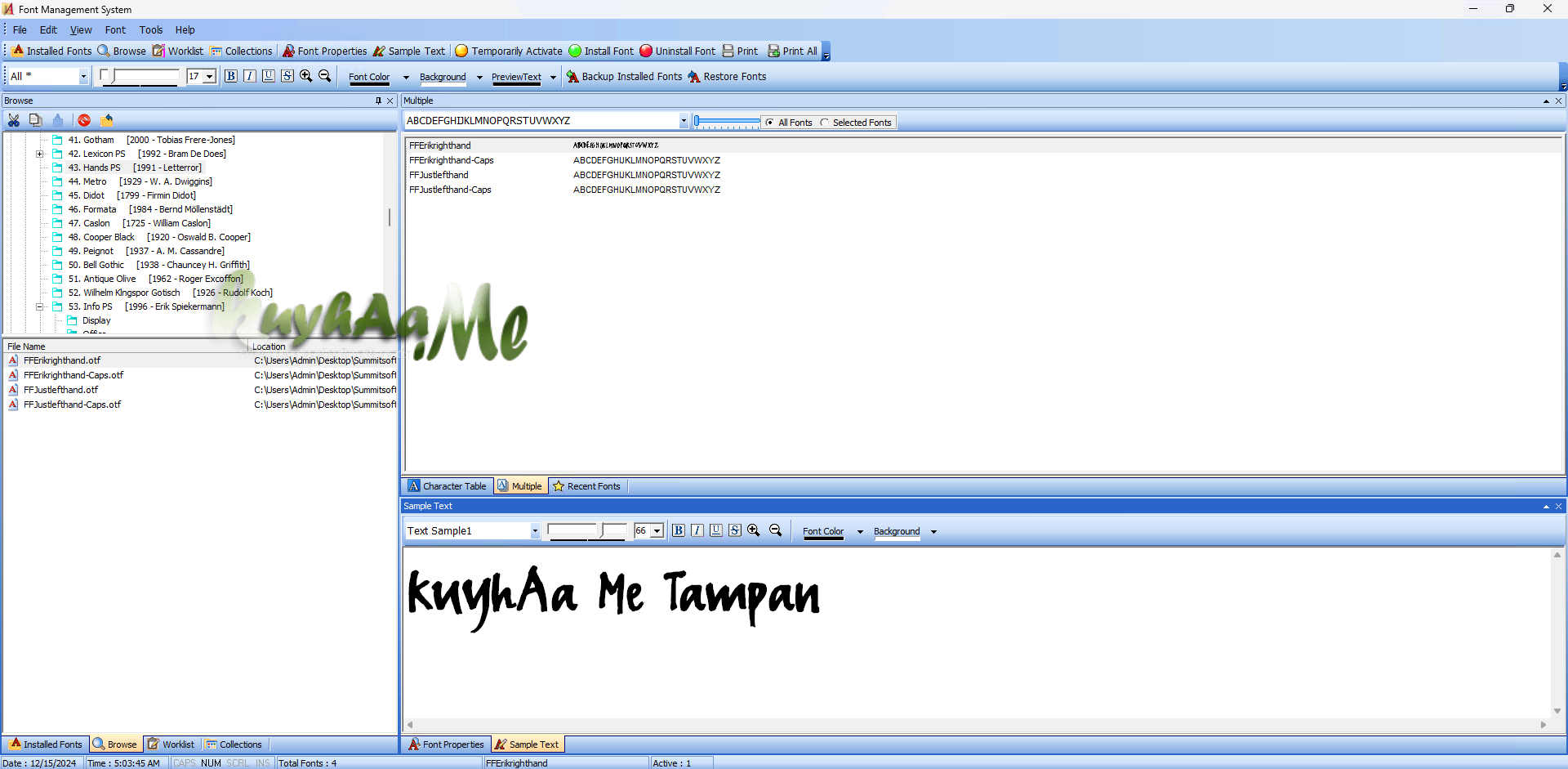 Summitsoft FontPack Pro Master Collection 2025