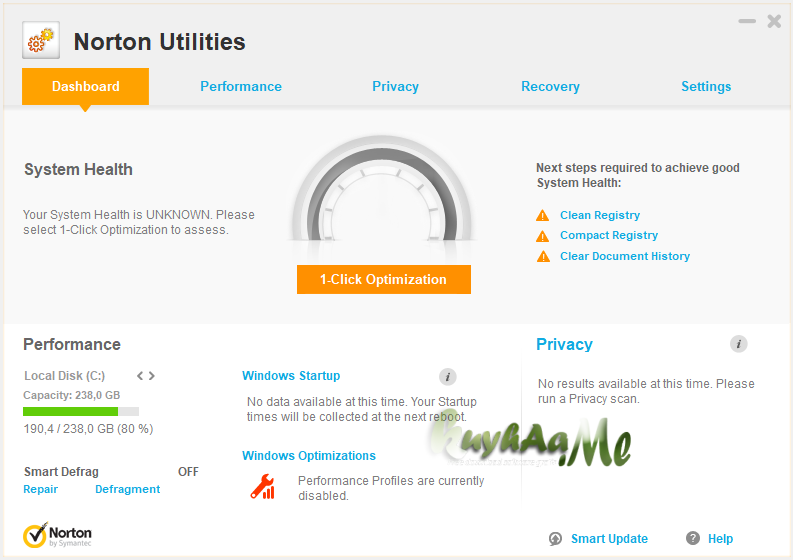Symantec Norton Utilities 16.0.3.44 Full Version