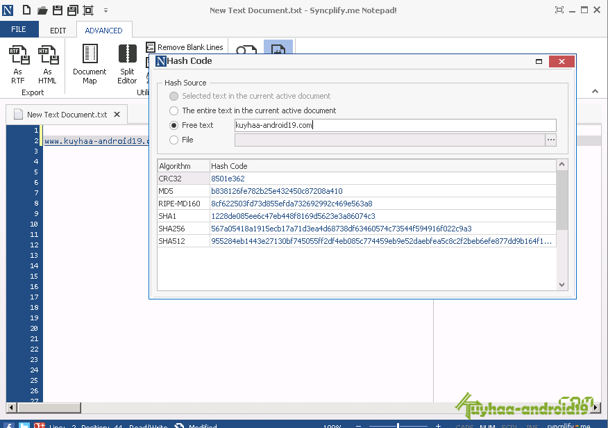 Syncplify.me Notepad! 1.0.16.56 Terbaru Gratis