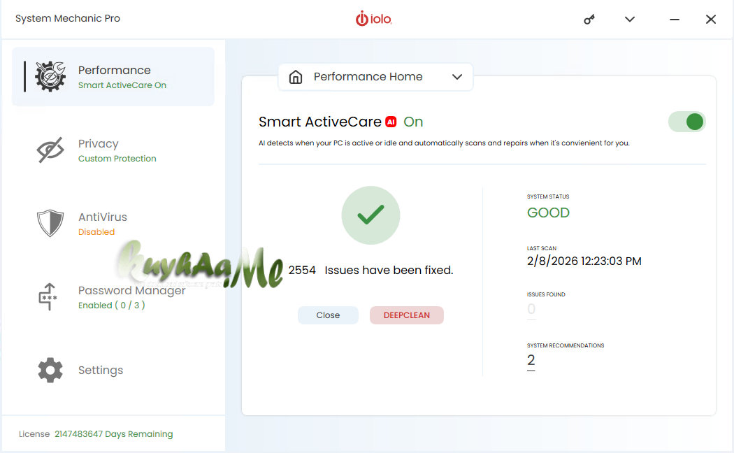 iolo System Mechanic Pro 26.0.0.10 Full Terbaru