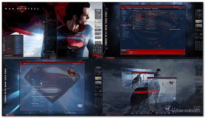 THEME WINDOWS 7 MAN OF STEEL