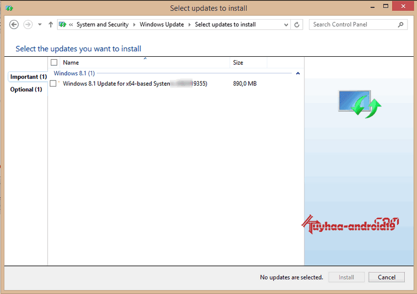 Update Windows 8.1 Edisi April 2014