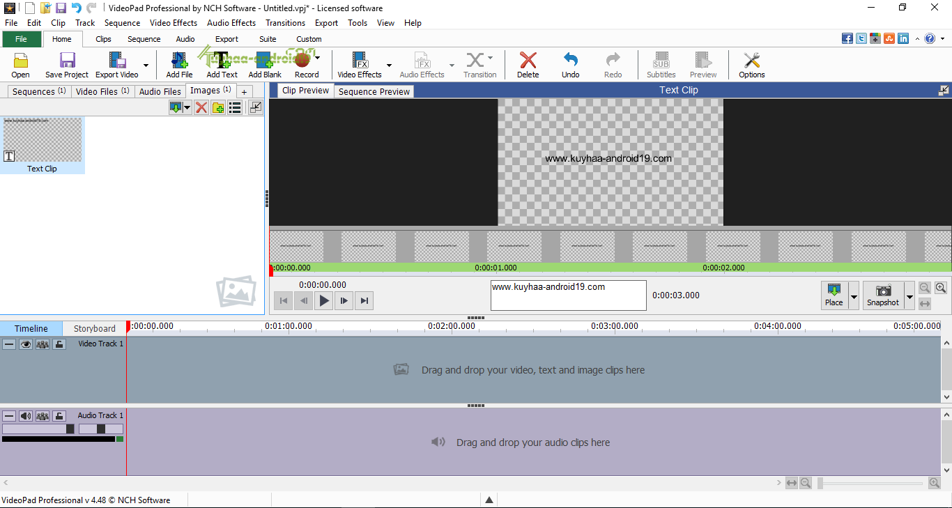 VideoPad Video Editor Professional 18.27 Full