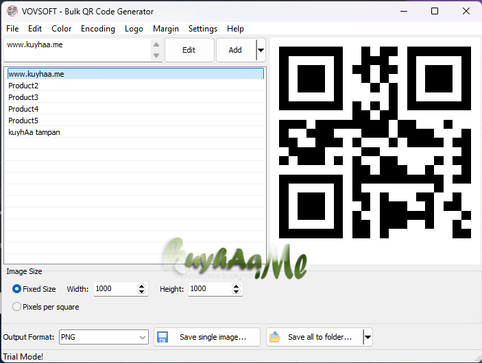 VovSoft Bulk QR Code Generator 2.2 Full Terbaru