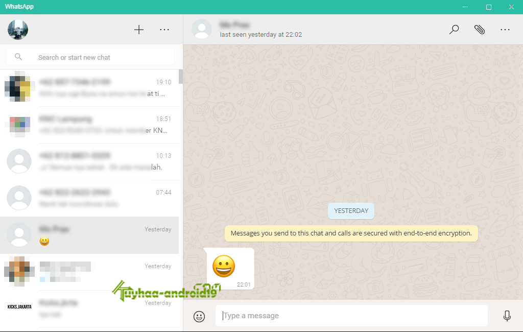 WhatsApp for Windows Computer v2.2518.3.0