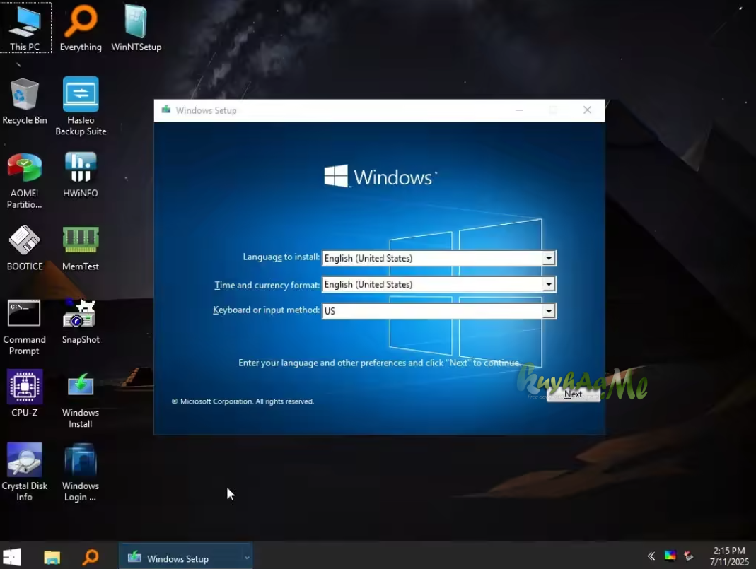 Windows 10 Basic 22H2 x64 October 2025 AnkhTech Full