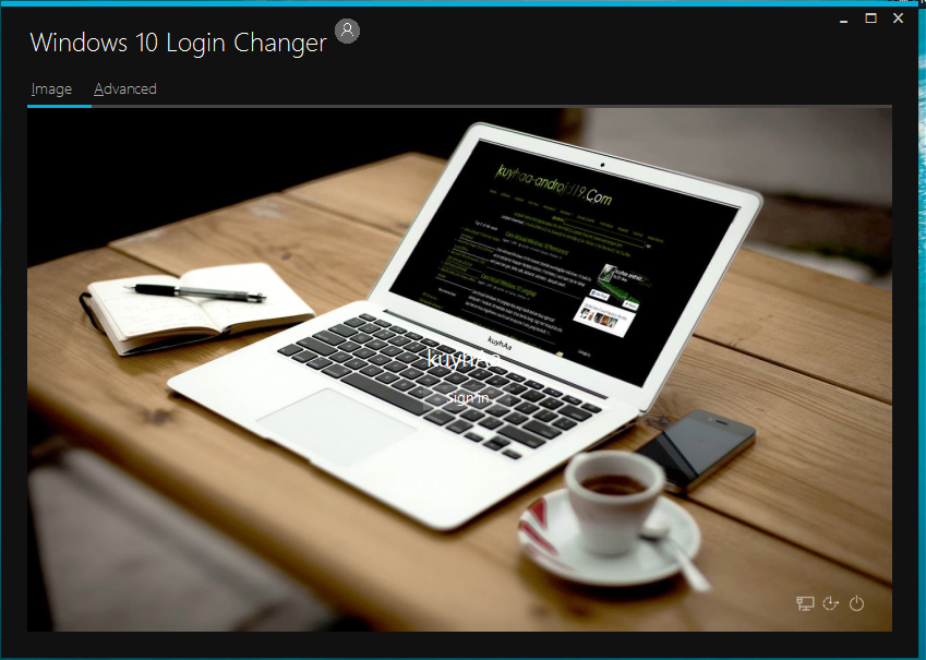 Windows 10 Login Theme Changer 1.0 Terbaru