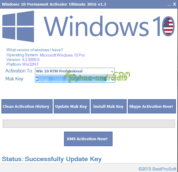 Windows 10 Permanent Activator Ultimate 1.5 terbaru