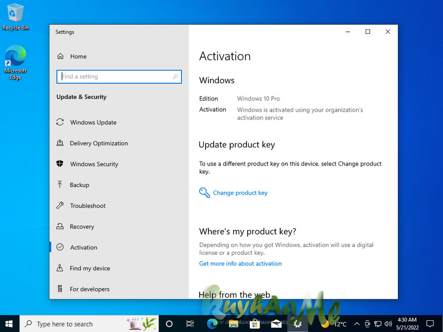 Windows 10 Pro 21H2 Full With Office 2021