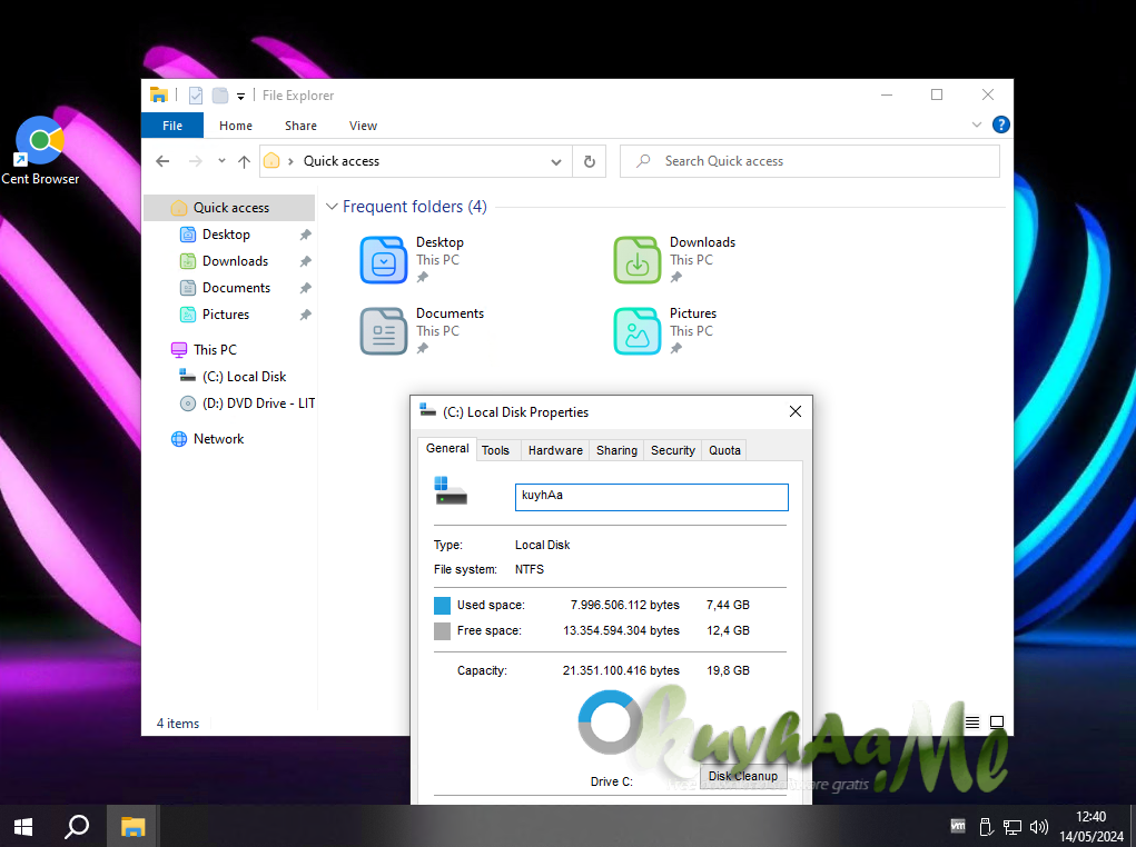 Windows 10 Pro 22H2 SuperLite Full
