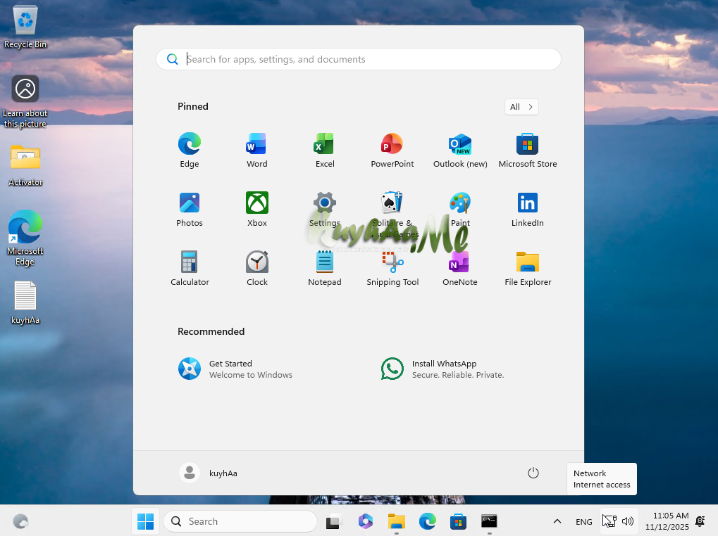 Windows 11 Pro 25H2 Incl Office 2024 Full