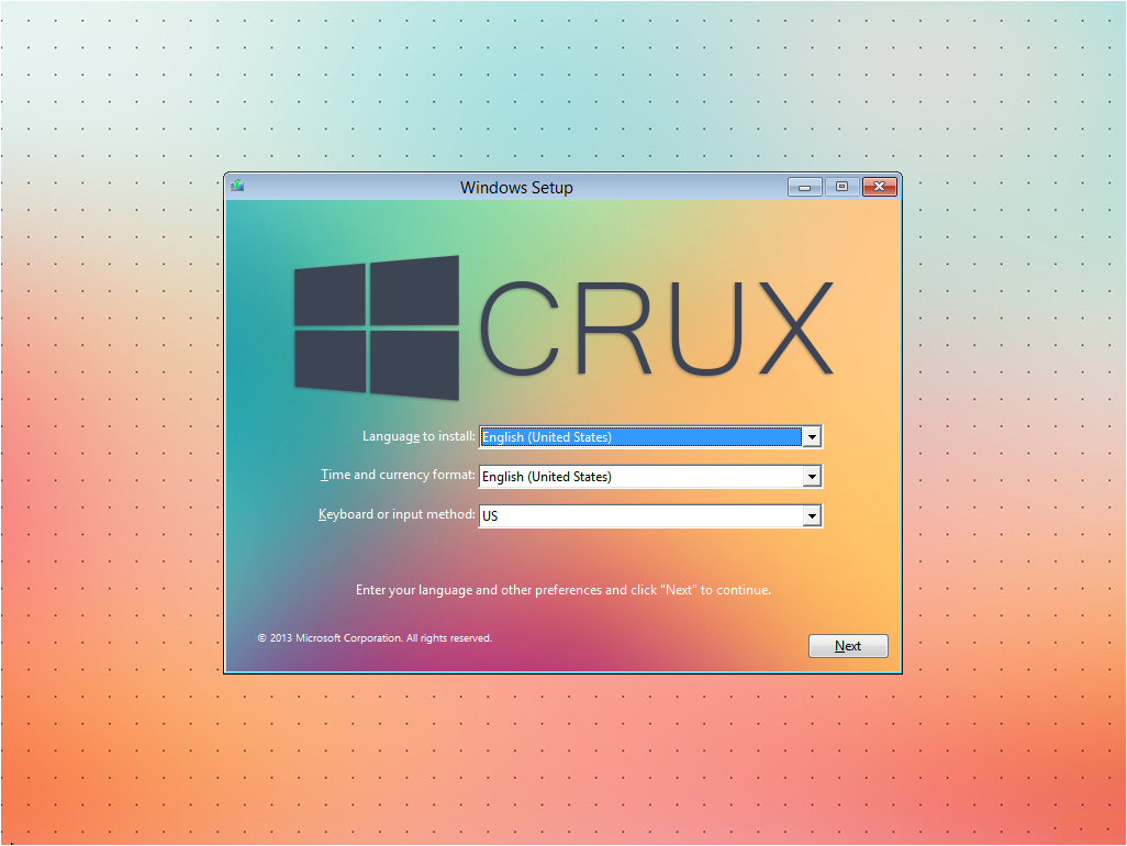 Windows 7 Crux Edition 2015 (x64) Full