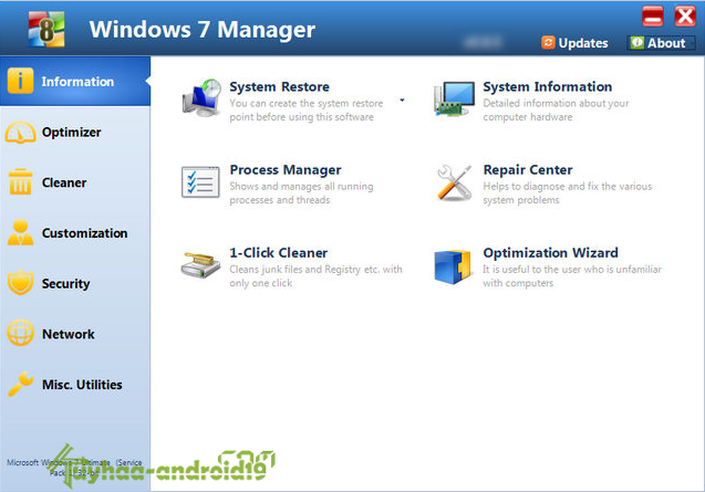 Windows 7 Manager 5.2.0 Full