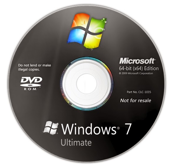 Windows 7 Ultimate SP1 Original Bootable 32 Bit