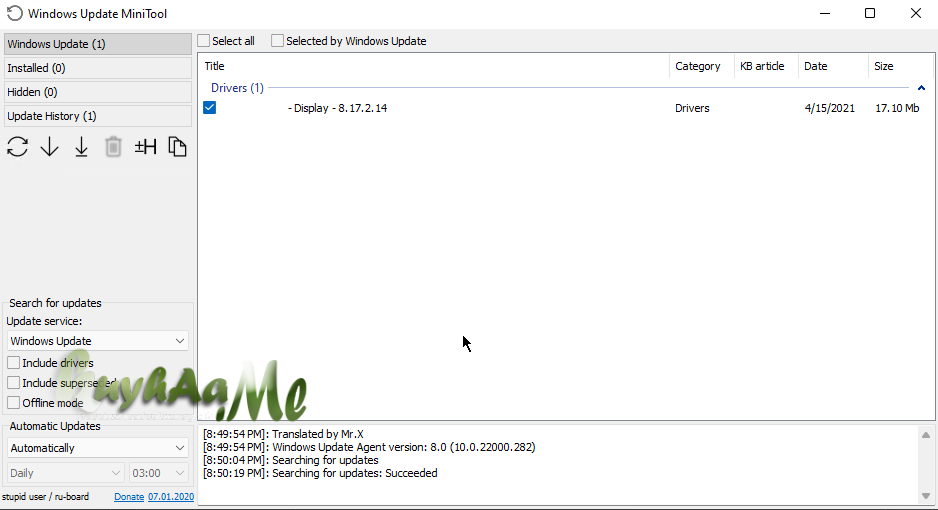 Windows Update MiniTool 07.01.2020 Terbaru