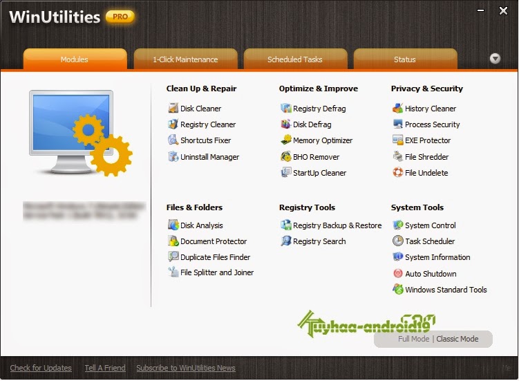 WinUtilities Professional 11.36 Full terbaru