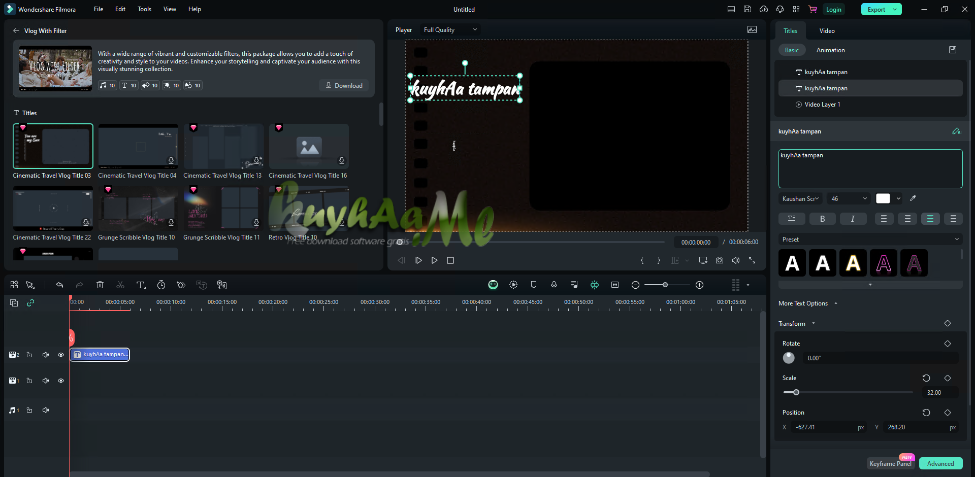 Wondershare Filmora 15.5.3.19727 Full Version