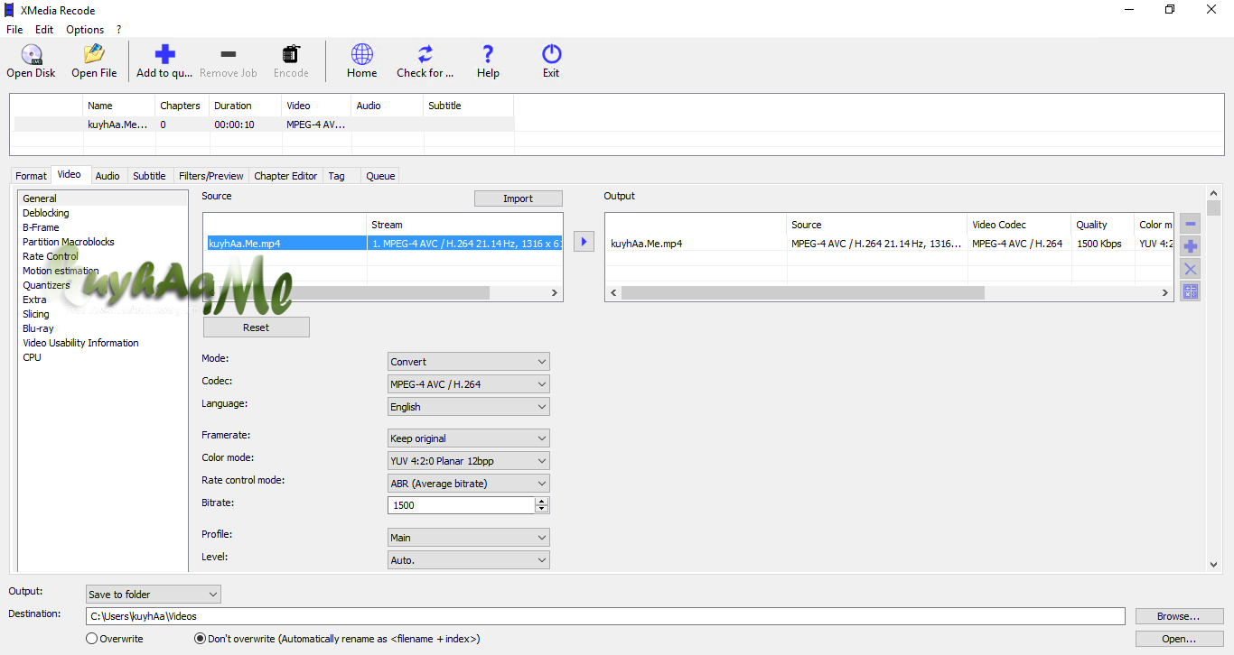 XMedia Recode 3.5.3.8 Full