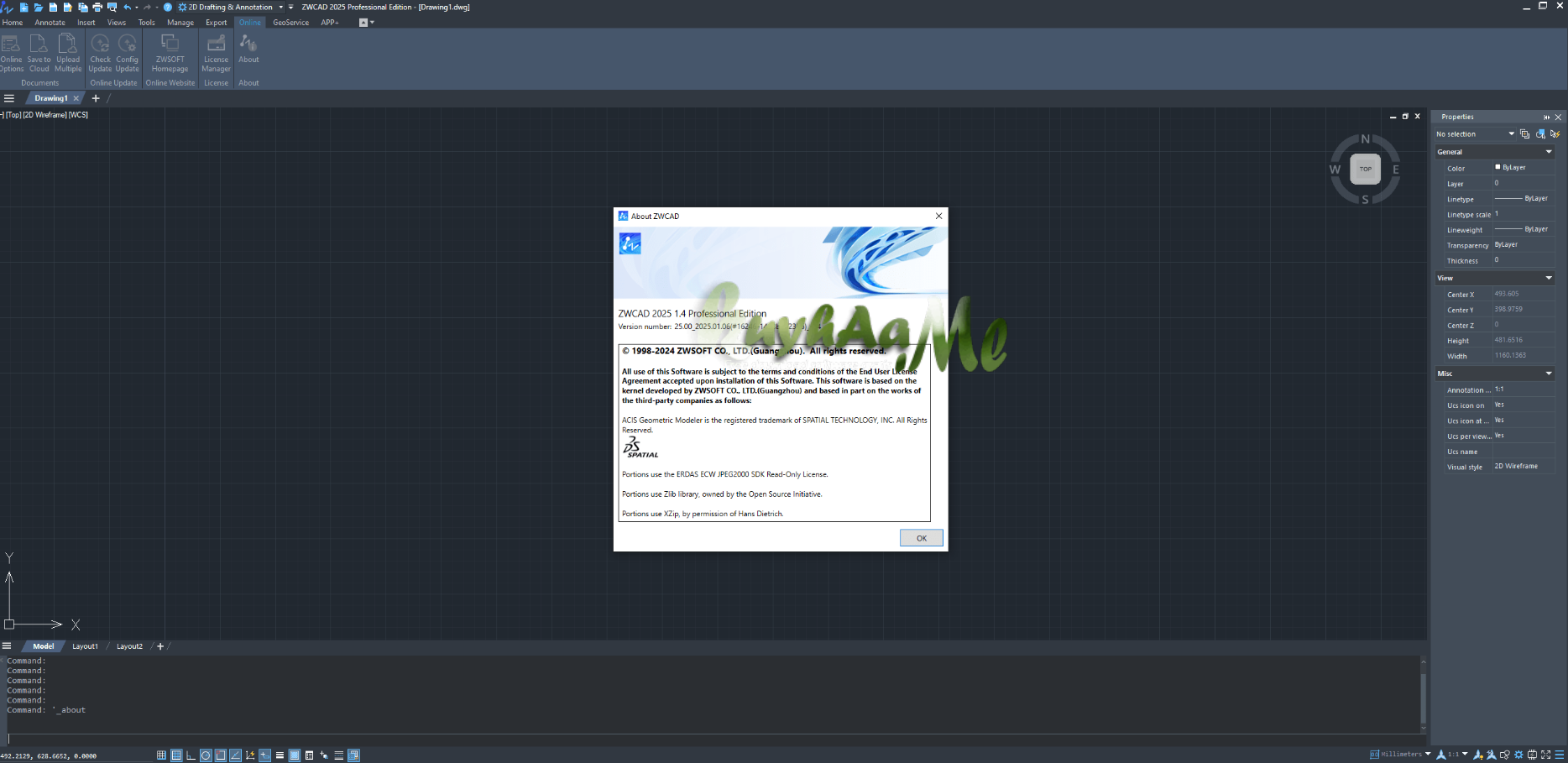 ZWCAD Professional 2026 v26.10 Full Terbaru